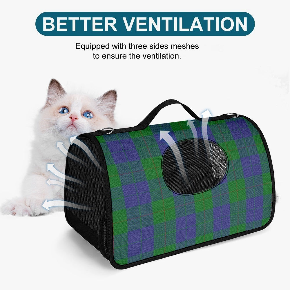 Clan Barclay Tartan Pet Carrier Bag