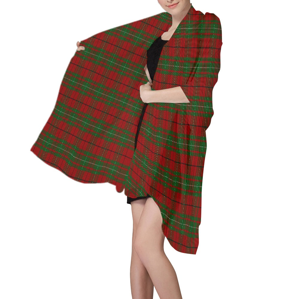 Clan MacAulay Tartan Chiffon Scarf