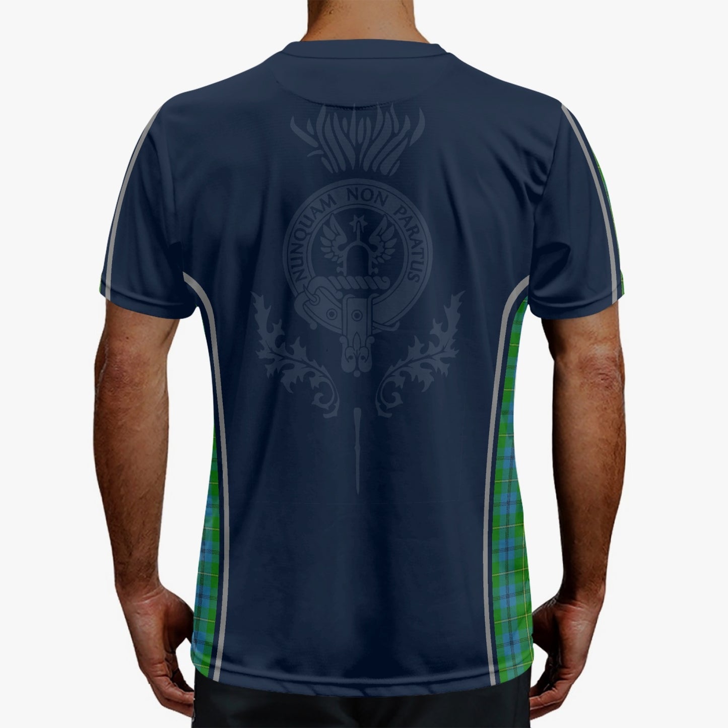 Clan Johnstone Crest & Tartan Soccer Jersey