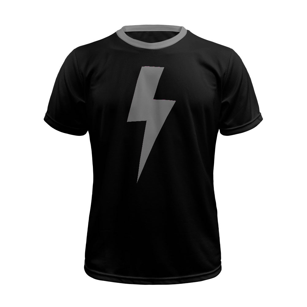 Lightning Bolt - Grey - Football Shirt