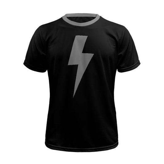 Lightning Bolt - Grey - Football Shirt