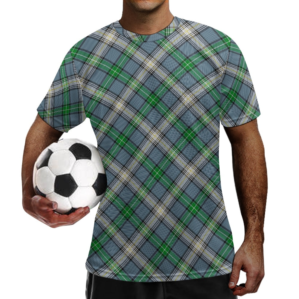 Clan MacDowall Tartan Football Shirt white