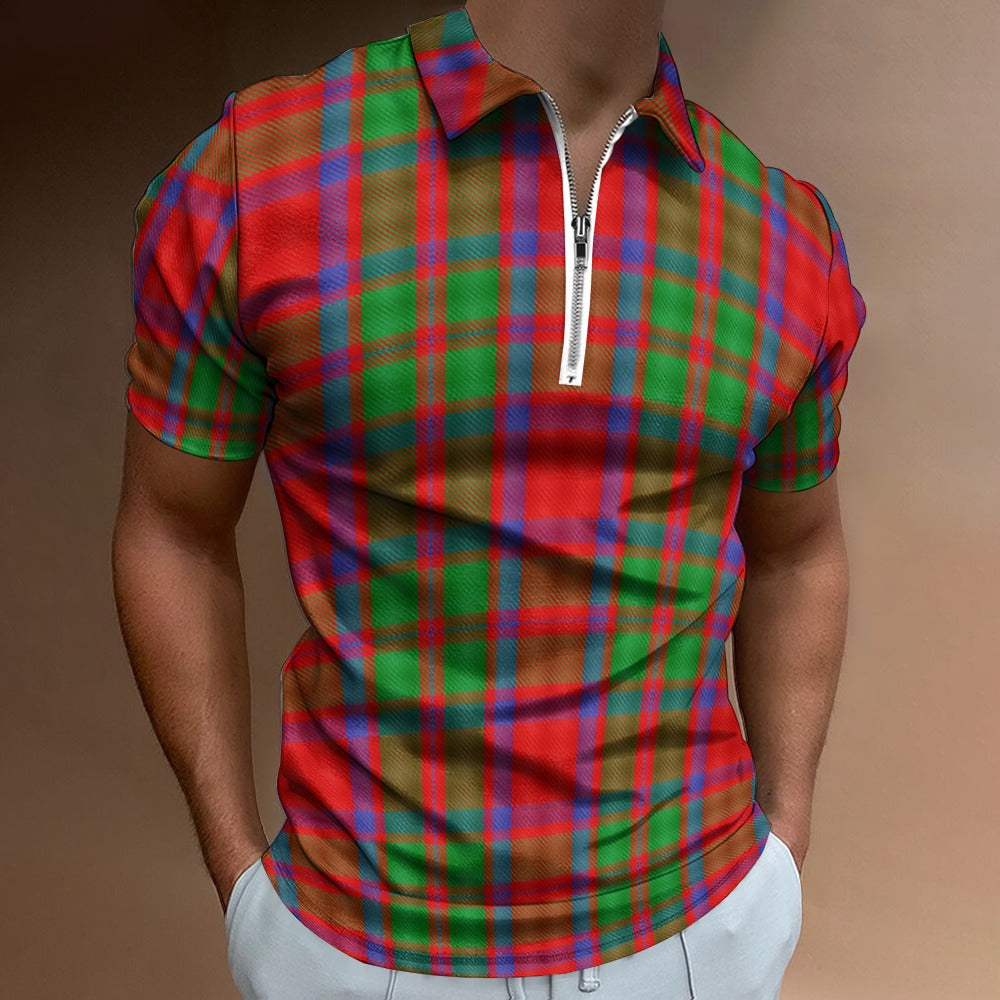 Clan MacIntosh Tartan Short sleeve polo shirt