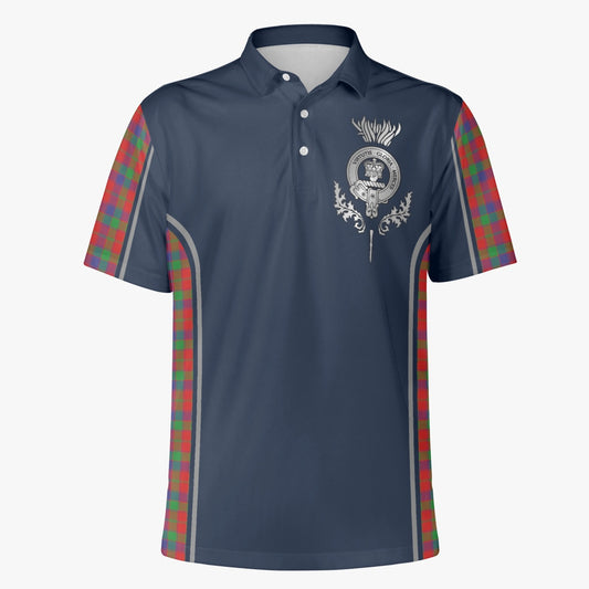 Clan Donnachaidh | Robertson Crest & Tartan Polo Shirt