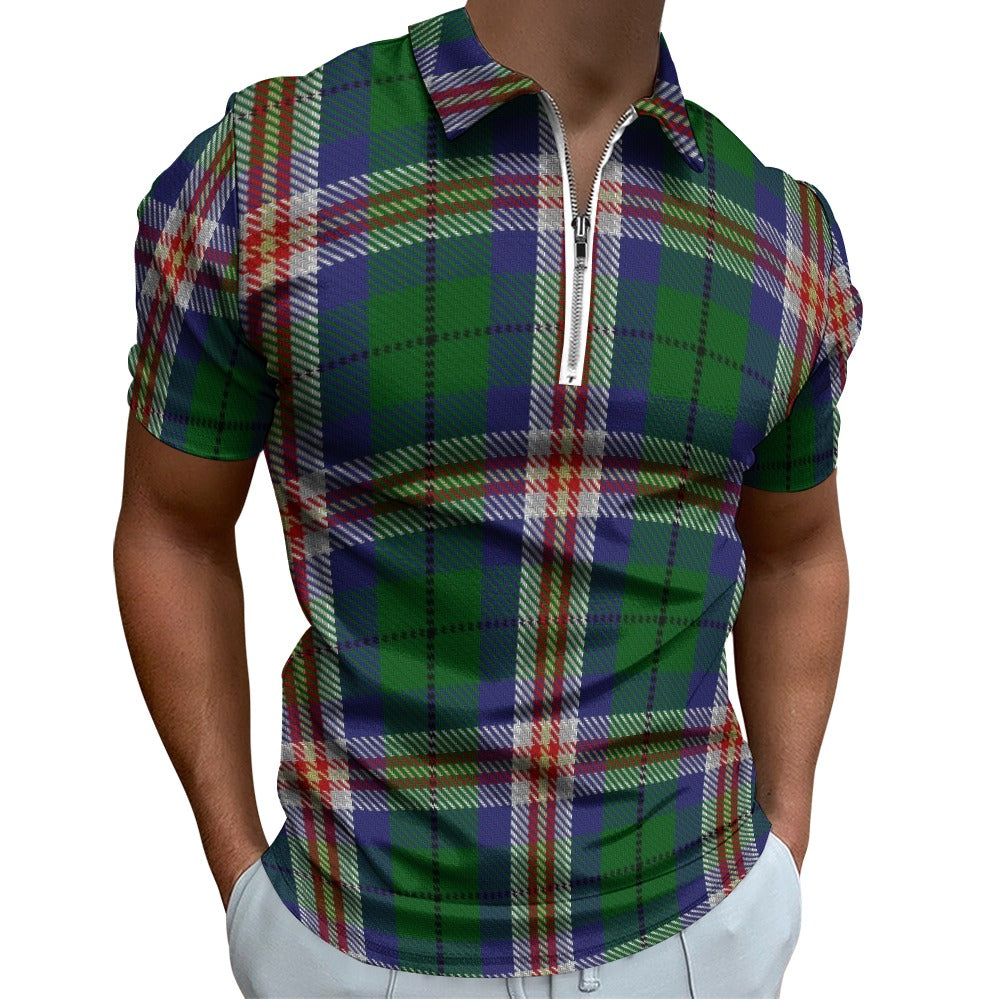 US State - Kentucky Tartan Short sleeve polo shirt