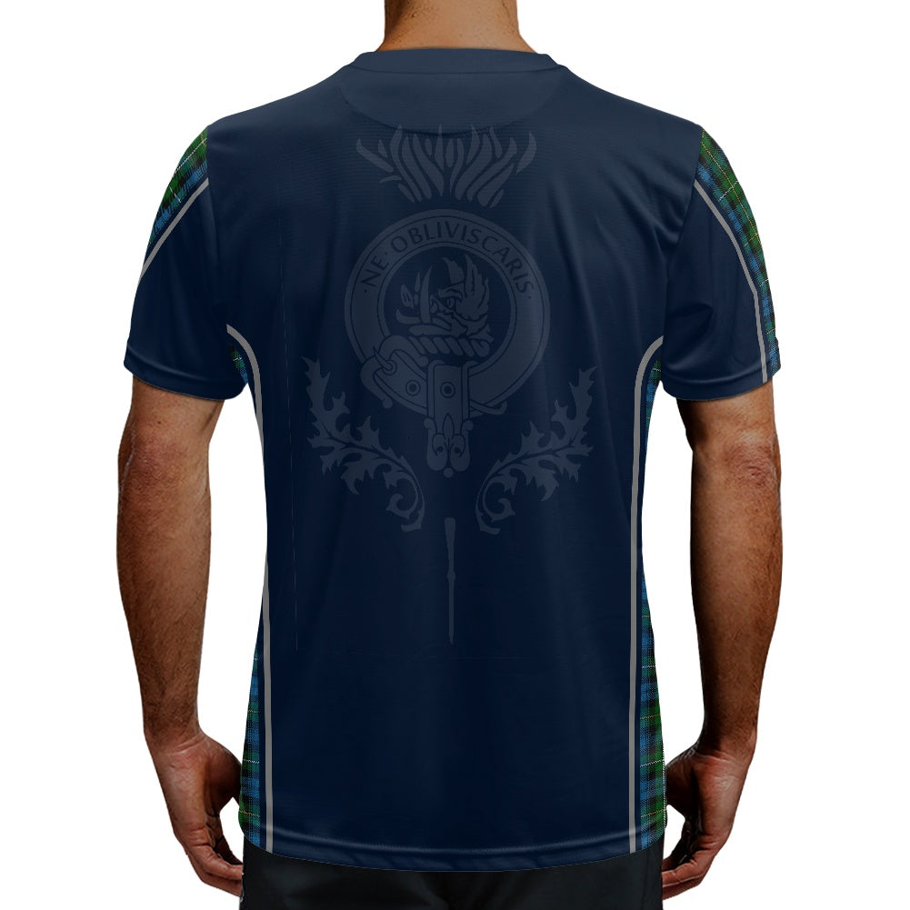 Clan Campbell Crest & Argyll Tartan Football Shirt
