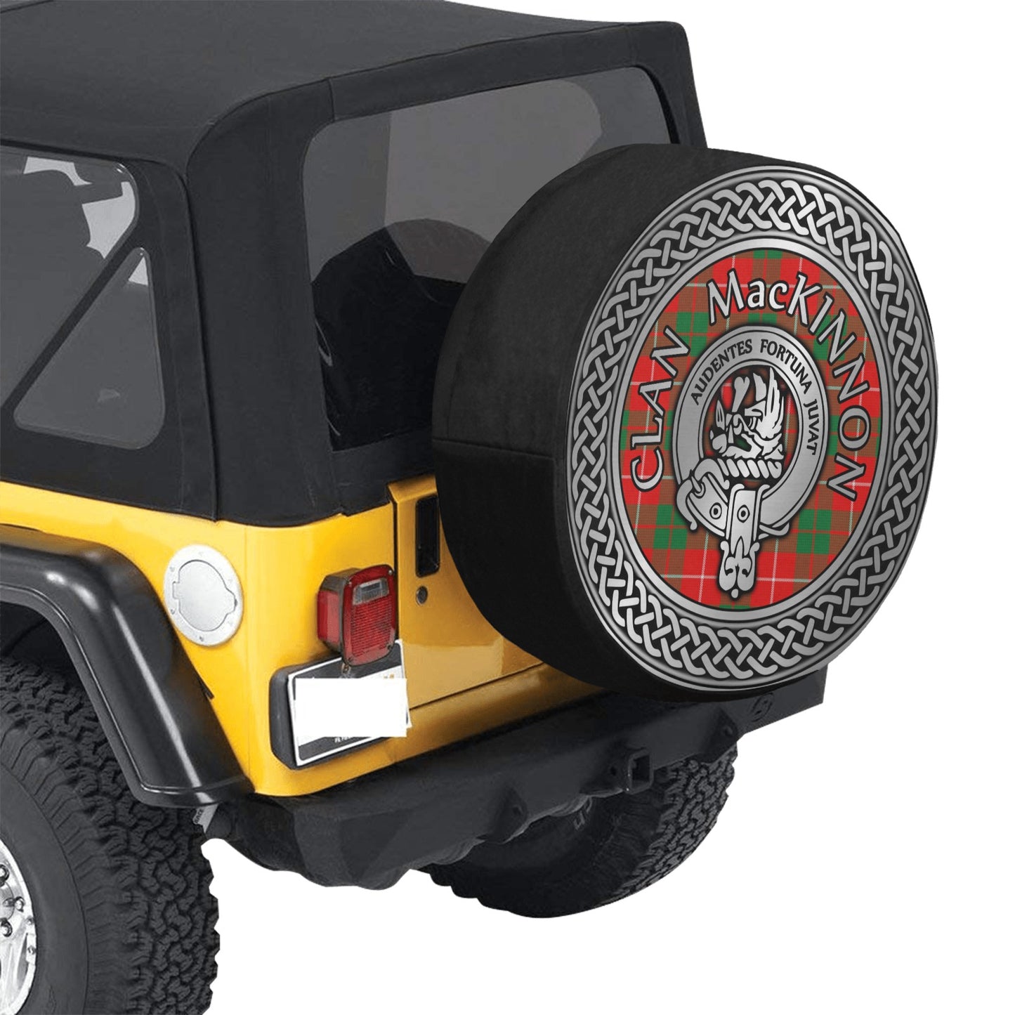 Clan MacKinnon Spare Tire Cover (Large 34")