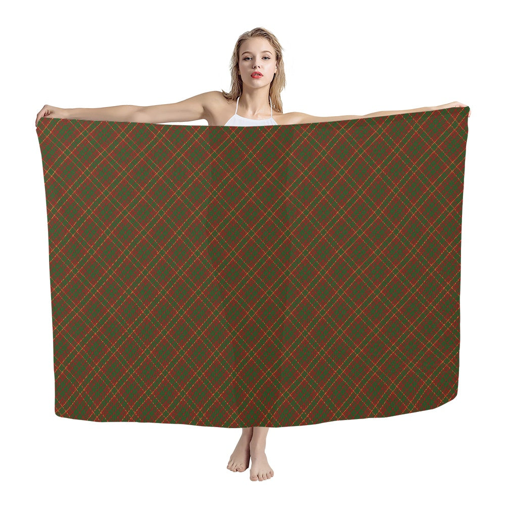 Clan MacRurie Tartan Bias Chiffon Scarf