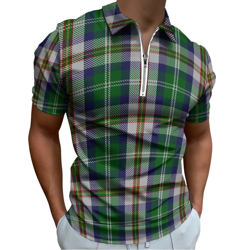 US State - Vermont Dress Tartan Short sleeve polo shirt