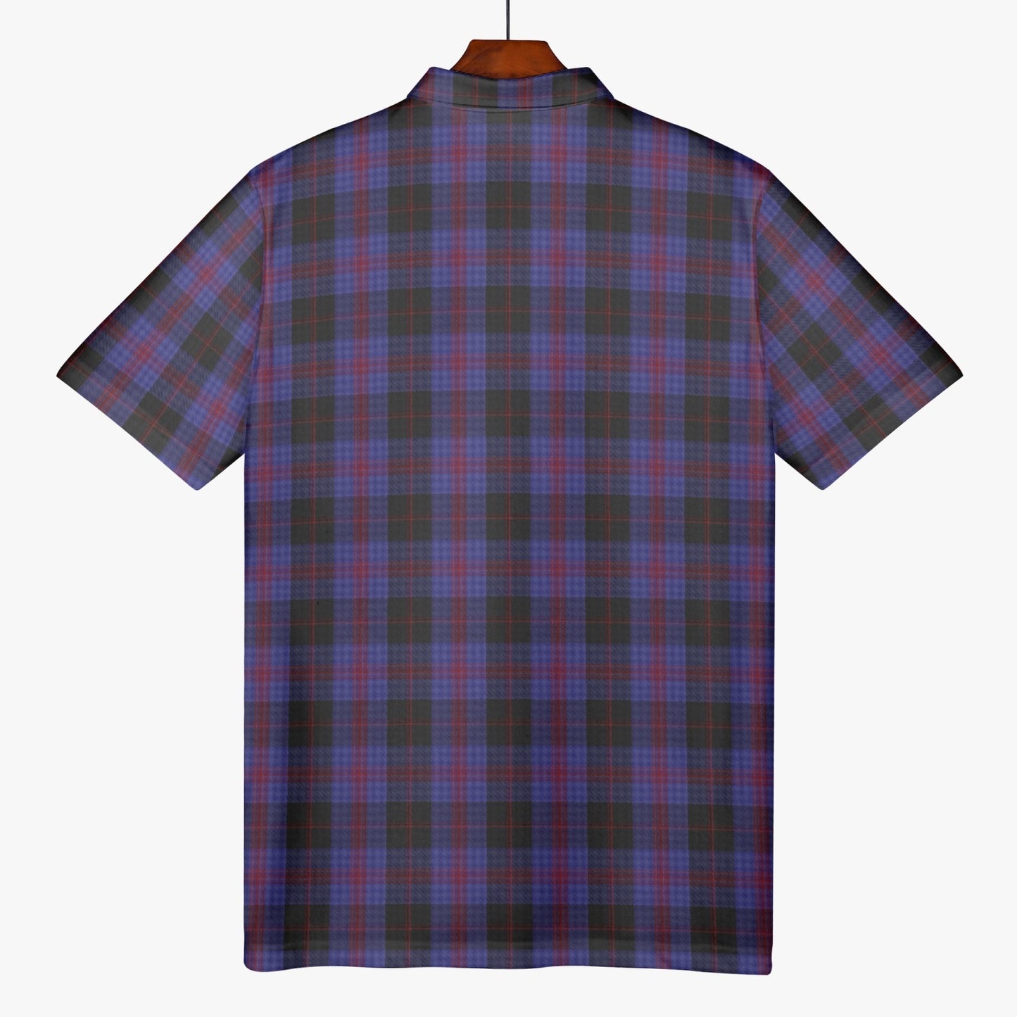 Angus District Tartan Polo Shirt