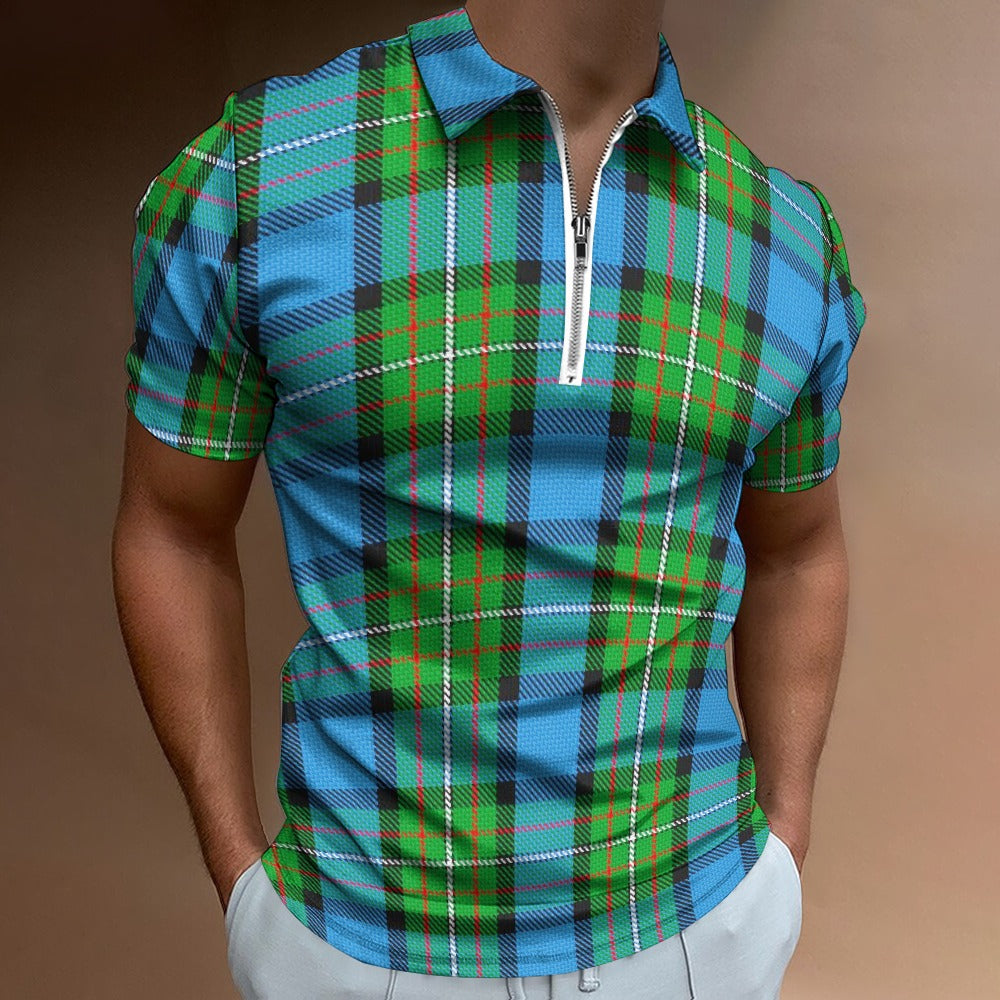 Clan Fergusson Tartan Short sleeve polo shirt