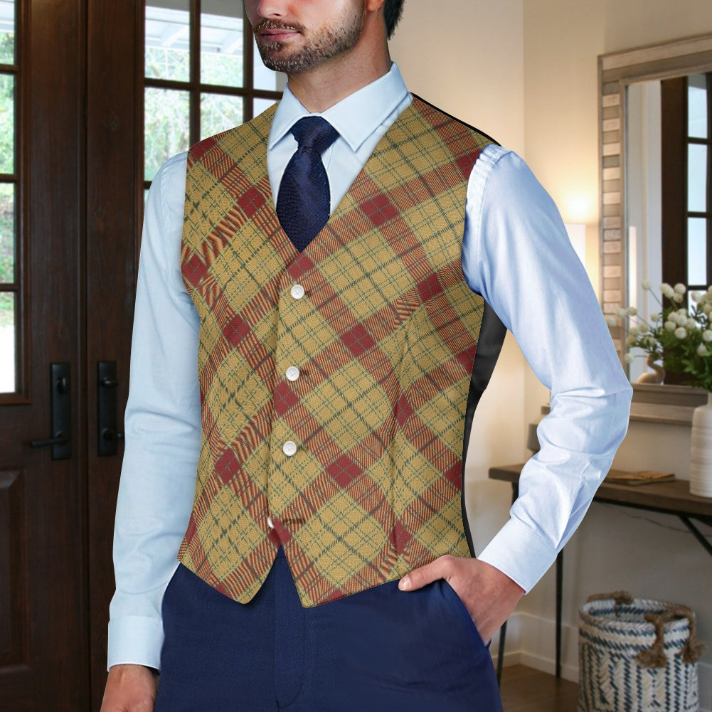 Glen Affric Tartan Suit vest jacket