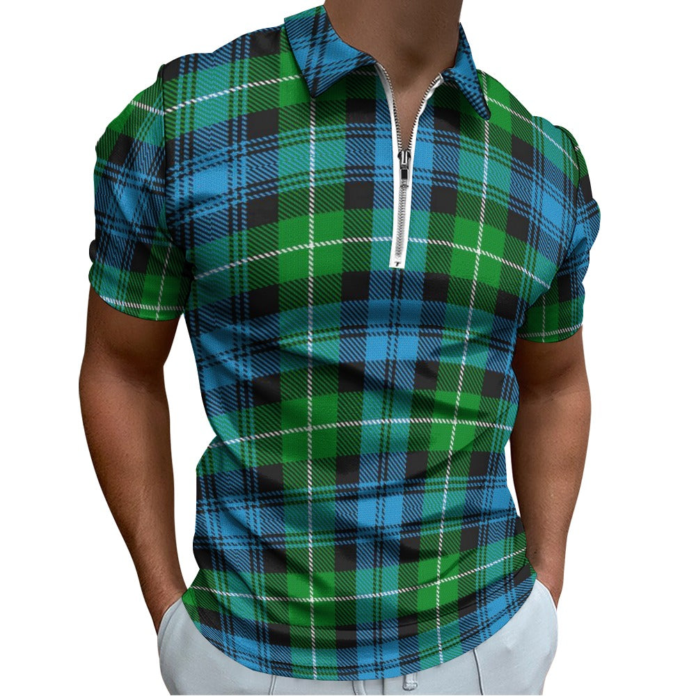 Clan Lamont Tartan Short sleeve polo shirt