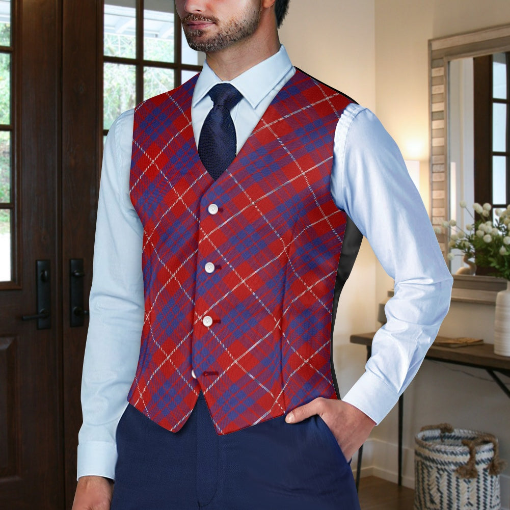 Clan Hamilton Tartan Suit vest jacket