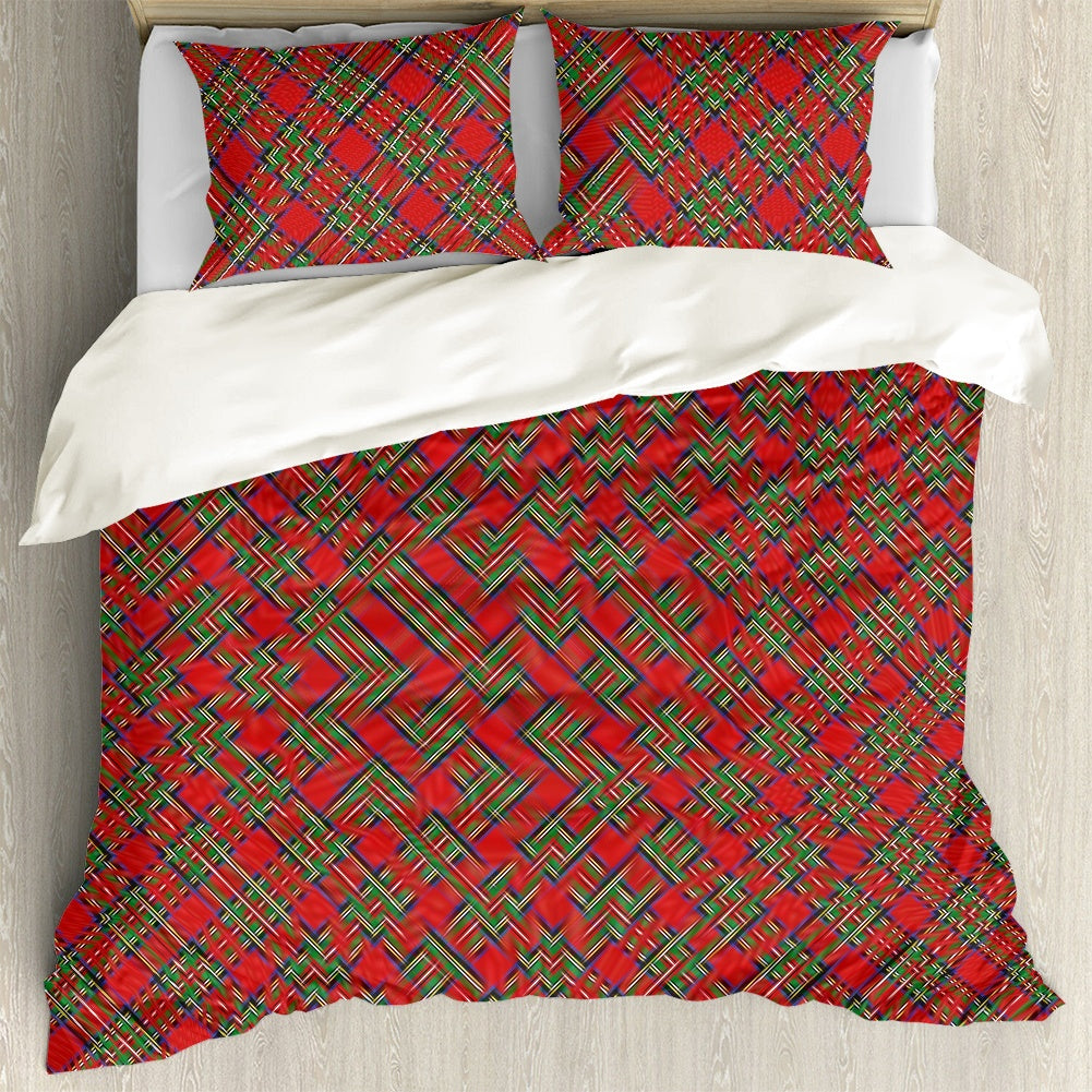 Clan Stewart Tartan Duvet Cover