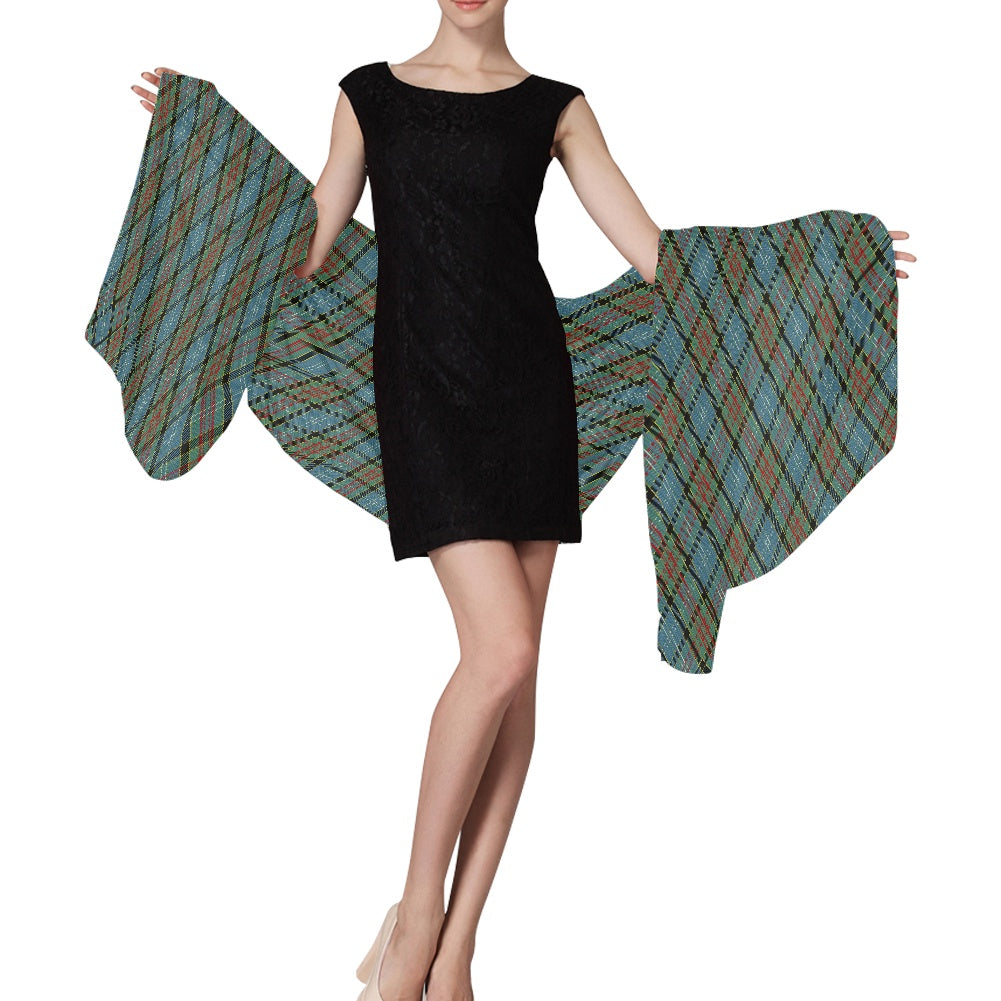 District - Paisley Tartan Chiffon Scarf