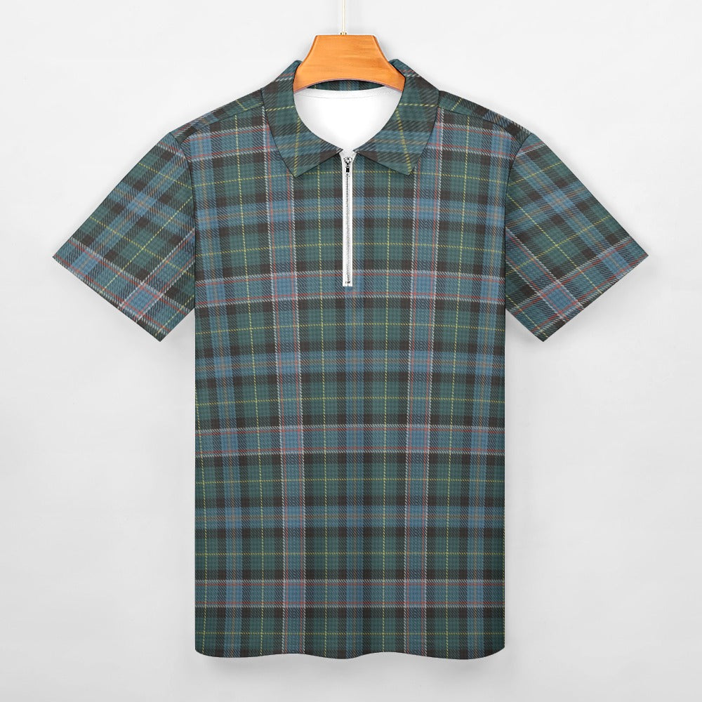 US State - Wisconsin Tartan Short sleeve polo shirt