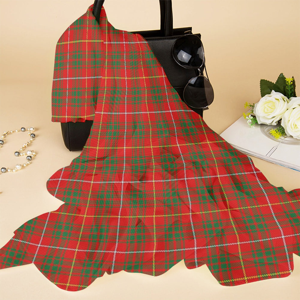 Clan Bruce Tartan Chiffon Scarf