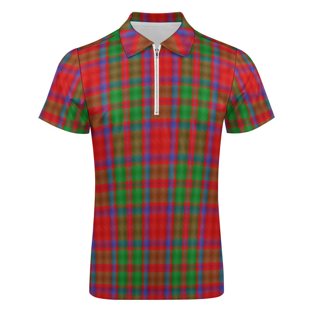 Clan MacIntosh Tartan Short sleeve polo shirt