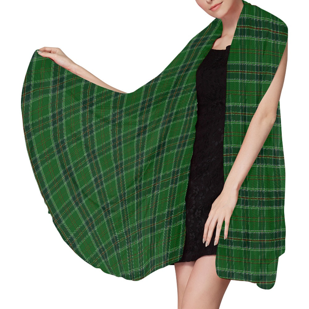 All Ireland Tartan Chiffon Scarf