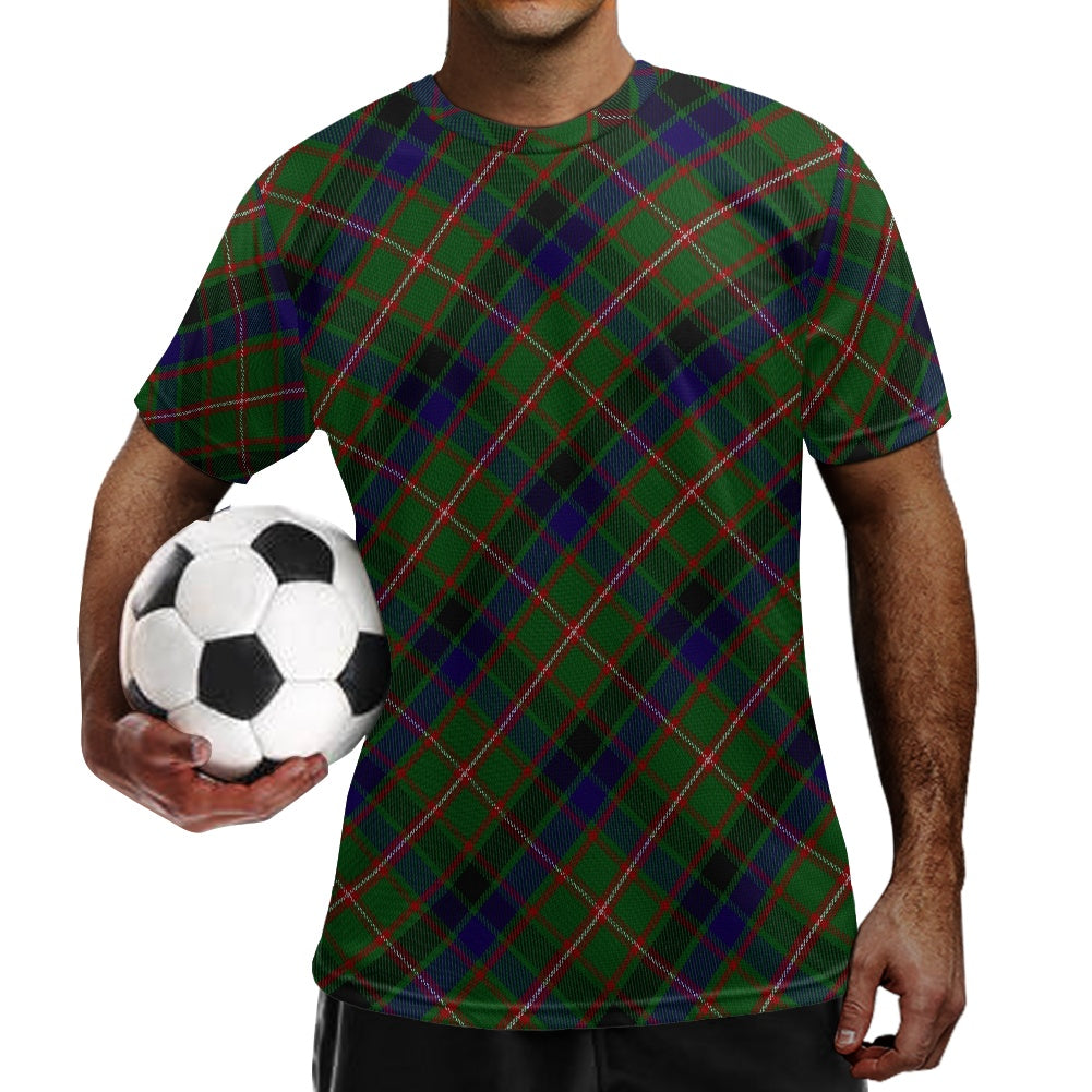 Clan Reid Tartan Football Shirt white