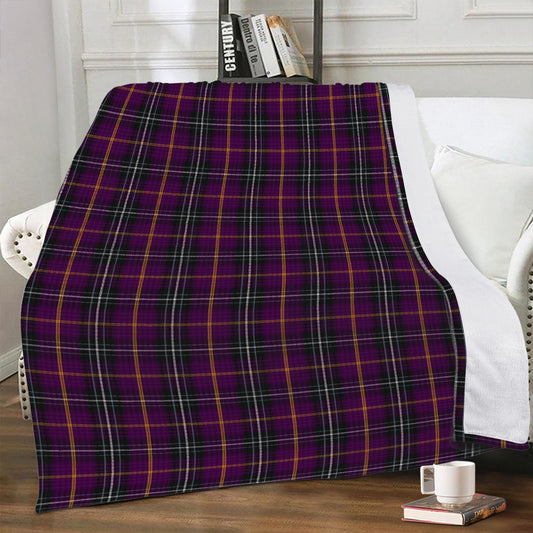 Cornish Family Tartan - Curnow Fleece Blanket