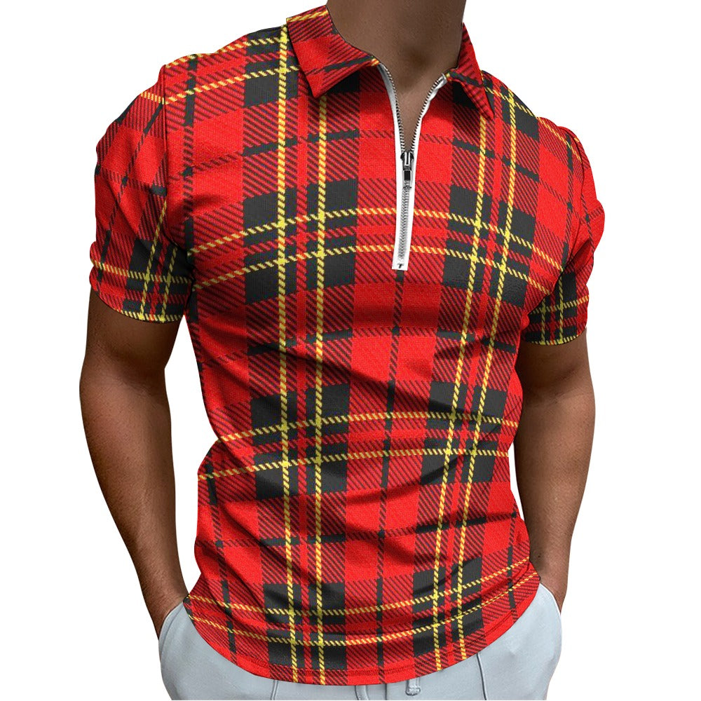 Clan Brodie Tartan Short sleeve polo shirt