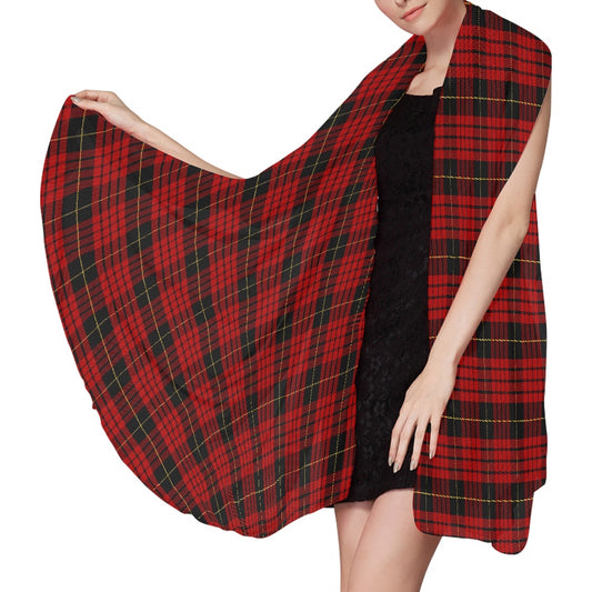 Clan MacQueen Tartan Chiffon Scarf