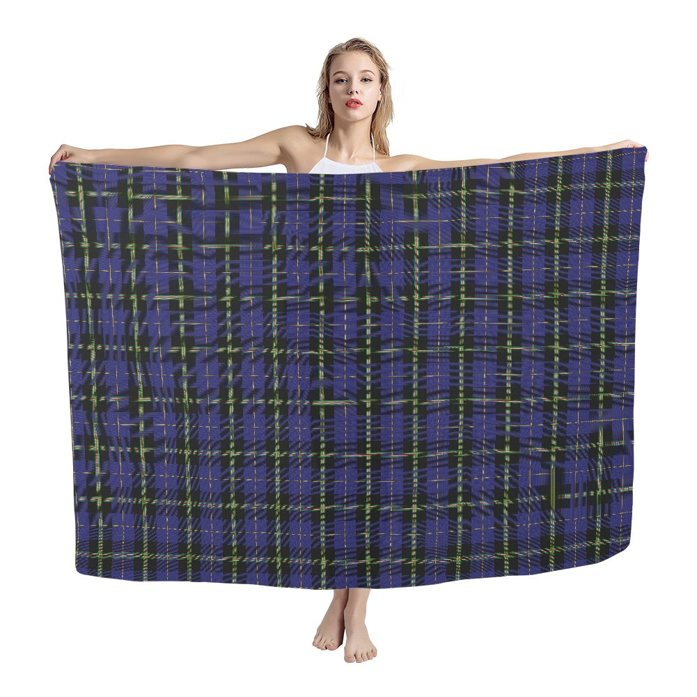 Italian National Tartan Chiffon Scarf