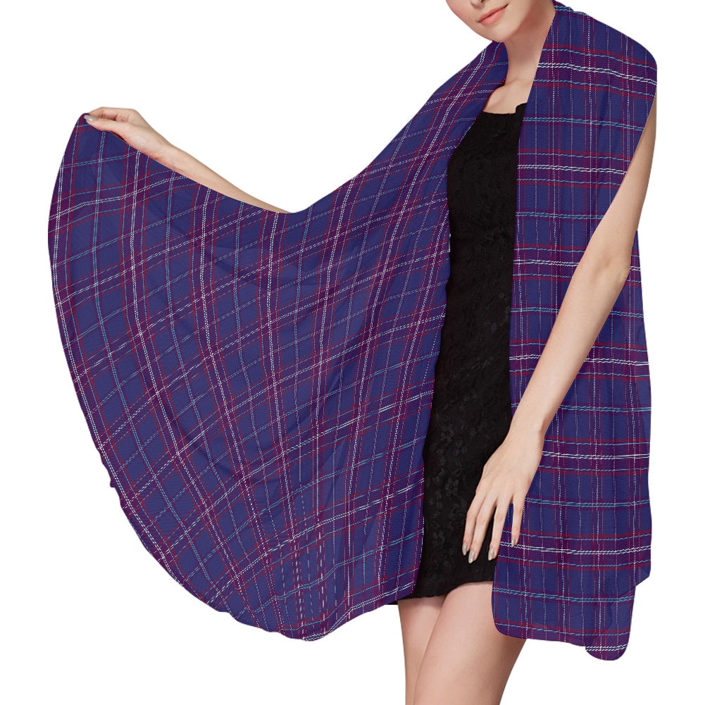 Pride of Fife Tartan Chiffon Scarf