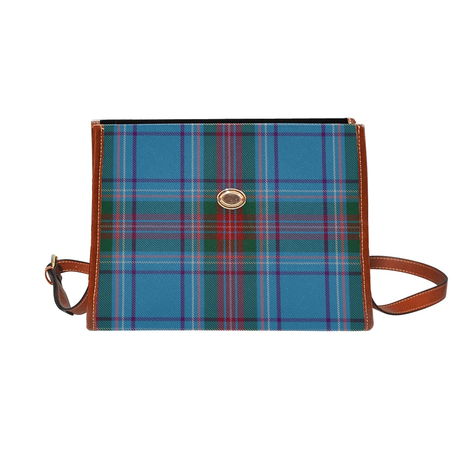 Irish County Louth Tartan Canvas Handbag