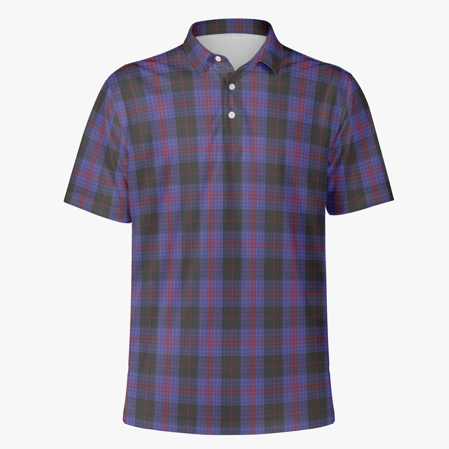 Angus District Tartan Polo Shirt