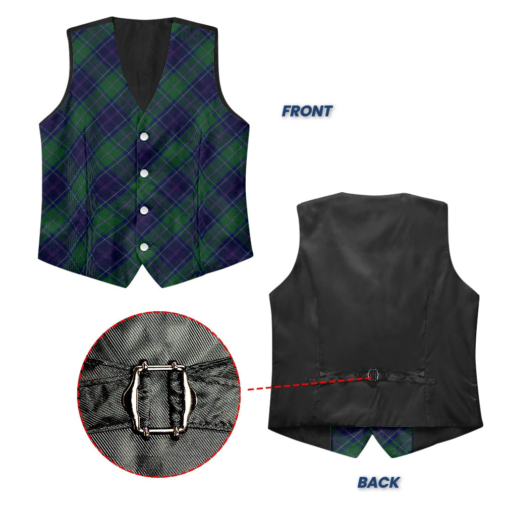 Clan Begg Tartan Bias Suit vest jacket