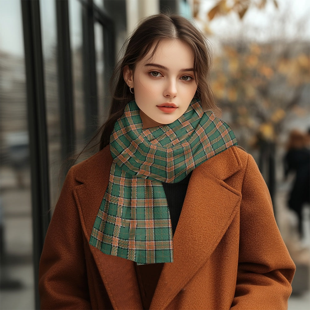 Clan Pollock Tartan Fluffy scarf