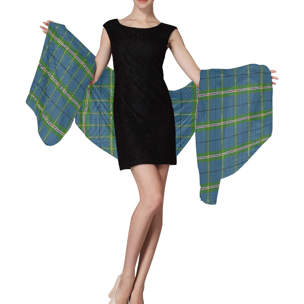 Clan Clelland Tartan Chiffon Scarf