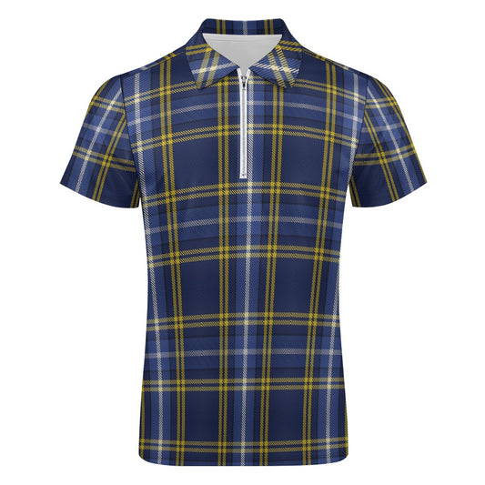 US State - Indiana Tartan Short sleeve polo shirt