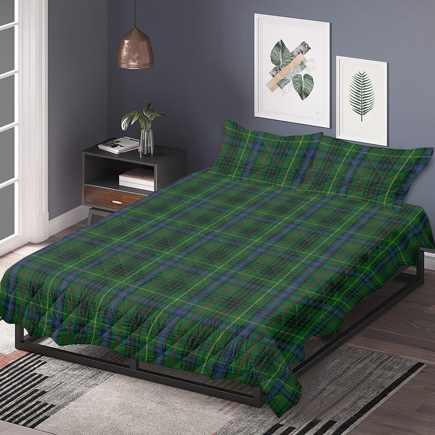 Clan Stewart Hunting Quilt Bed Sets