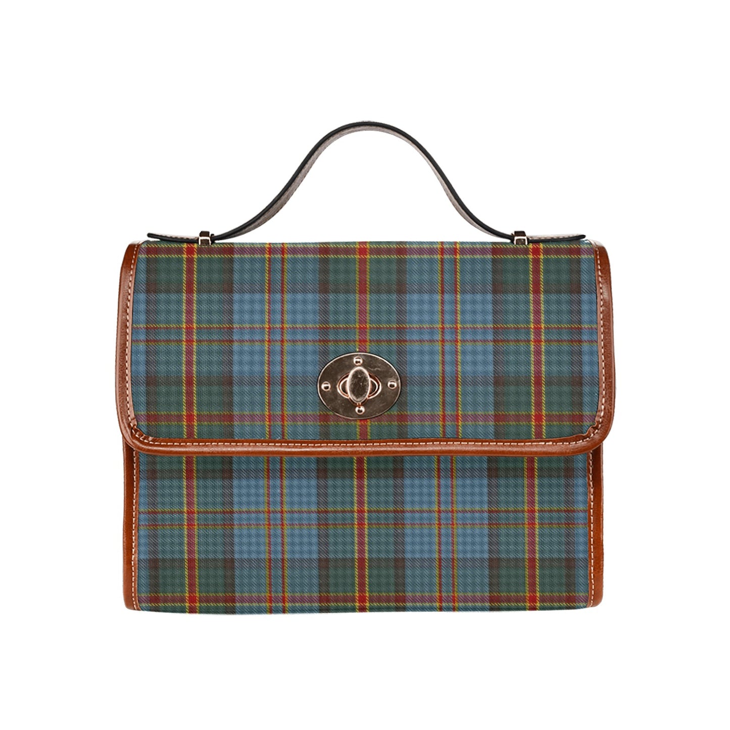 US State - Hawaii Tartan Waterproof Canvas Handbag
