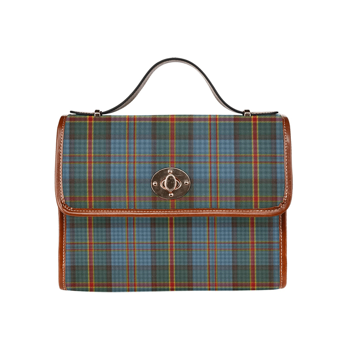 US State - Hawaii Tartan Waterproof Canvas Handbag