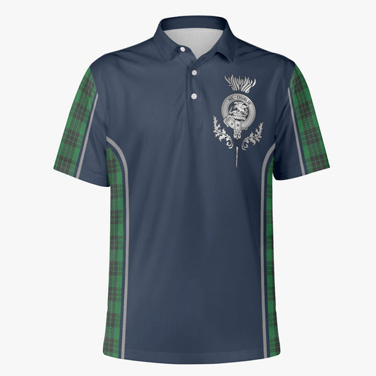 Clan Graham Crest & Tartan Polo Shirt