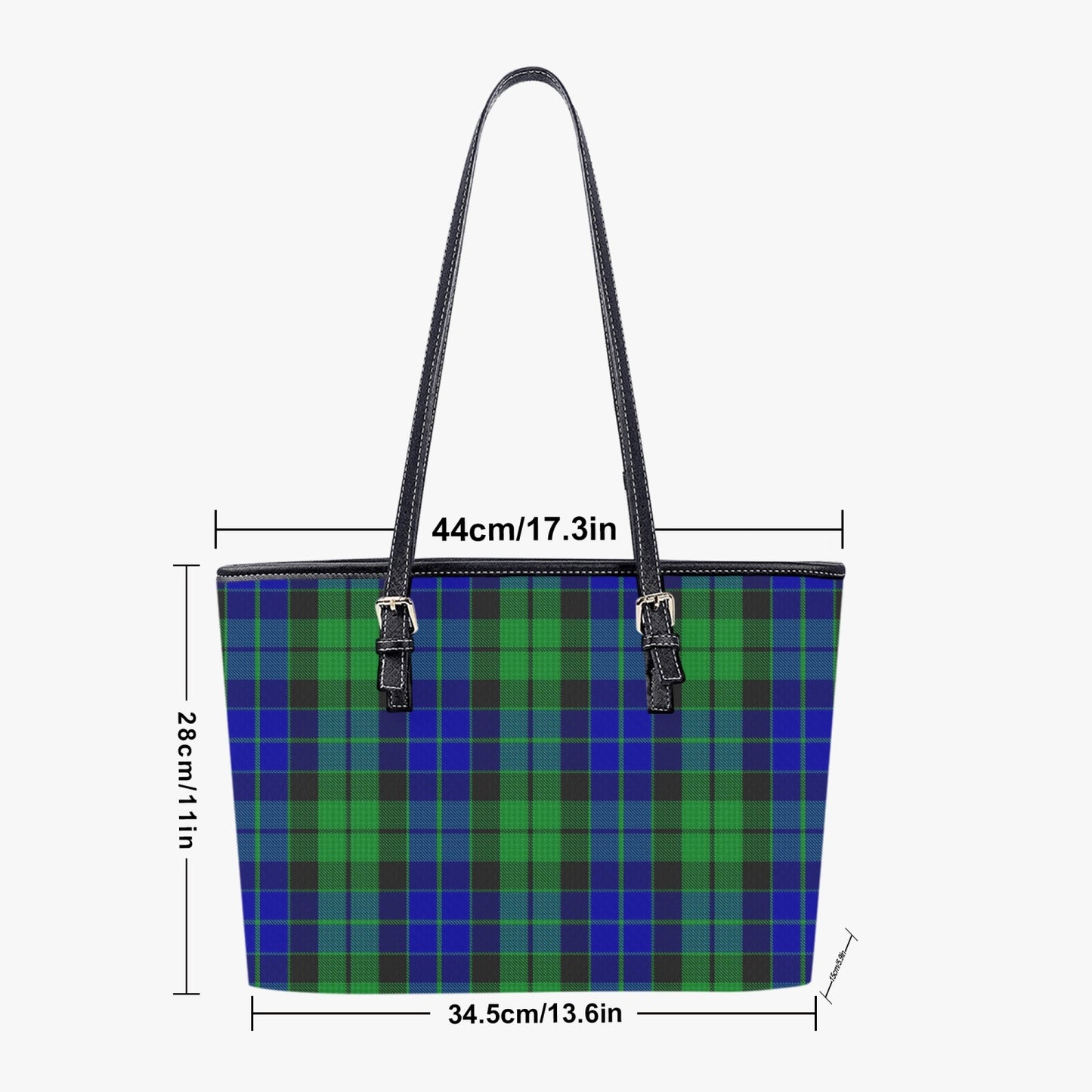 Clan MacKay Large Leather Tote Bag