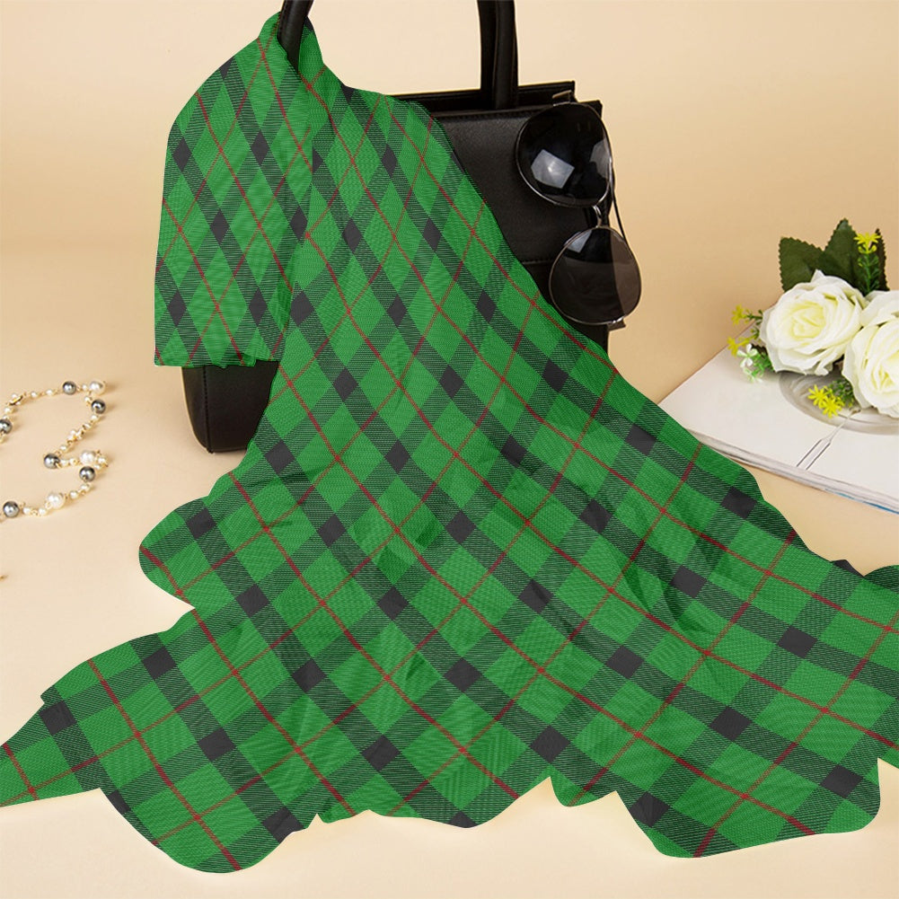 Clan Kincaid Tartan Bias Chiffon Scarf