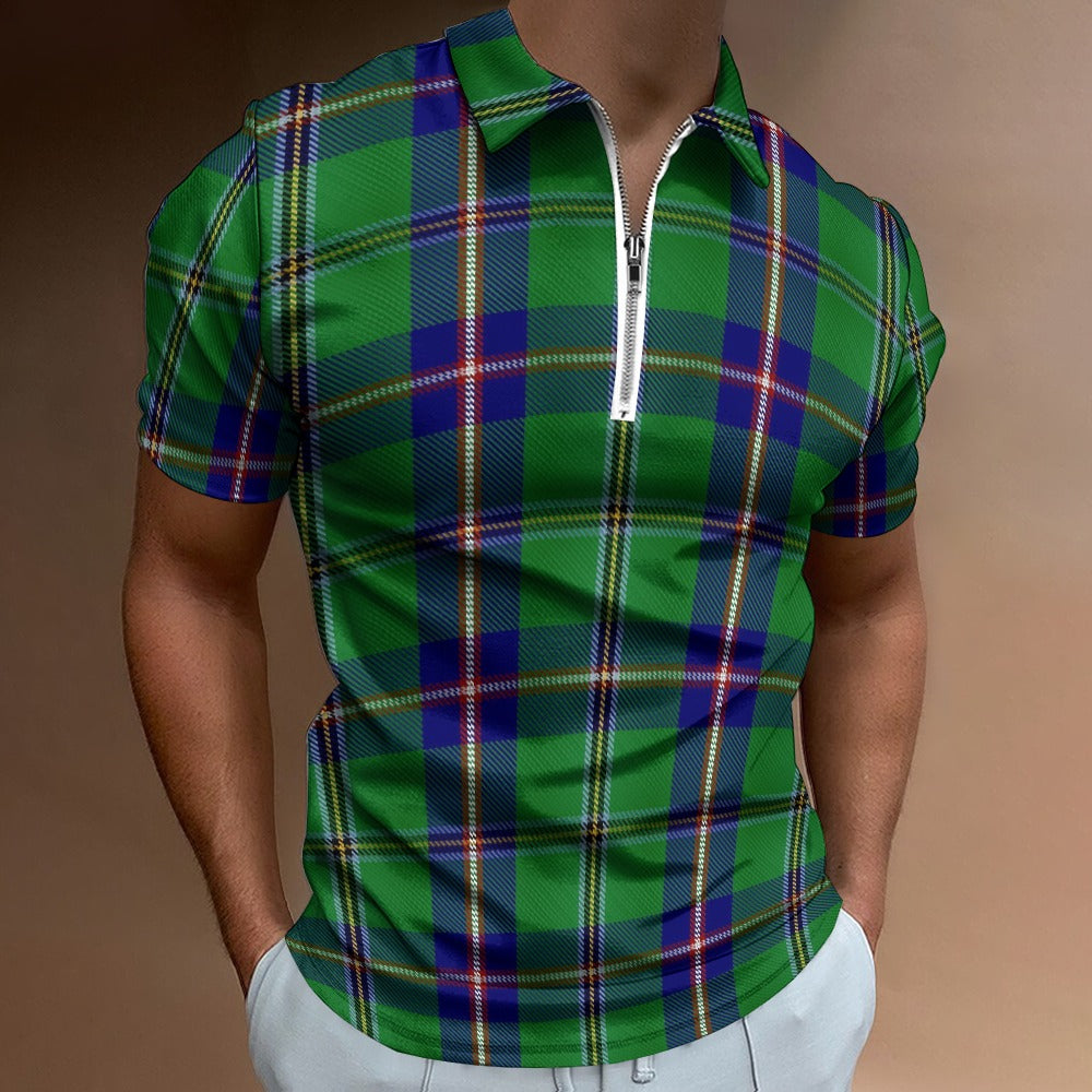 US State - Washington Tartan Short sleeve polo shirt