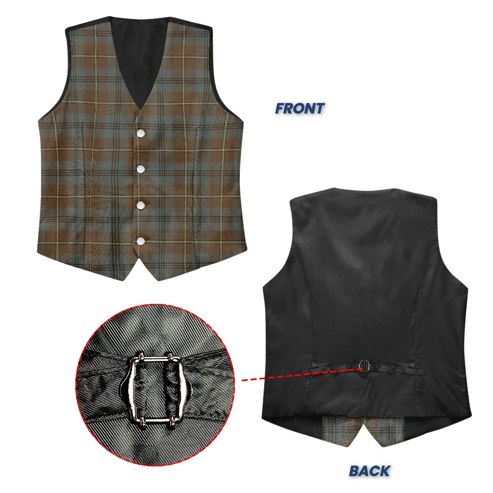 Clan Johnstone Weathered Tartan Suit vest jacket