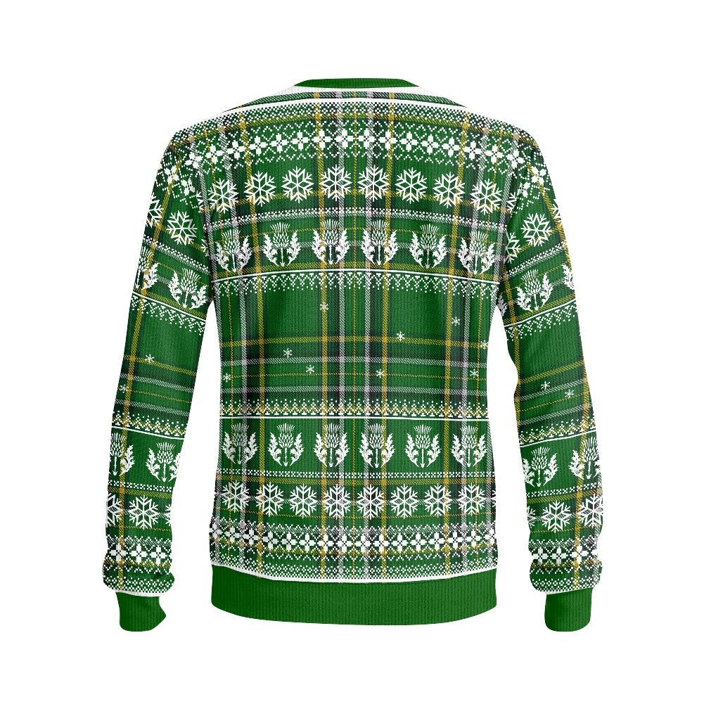 All Ireland Tartan Christmas Ugly Sweater