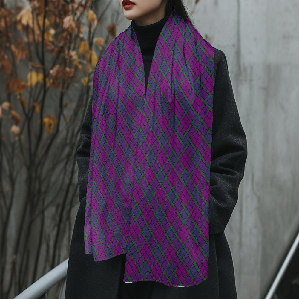 Clan Wardlaw Tartan Fluffy scarf