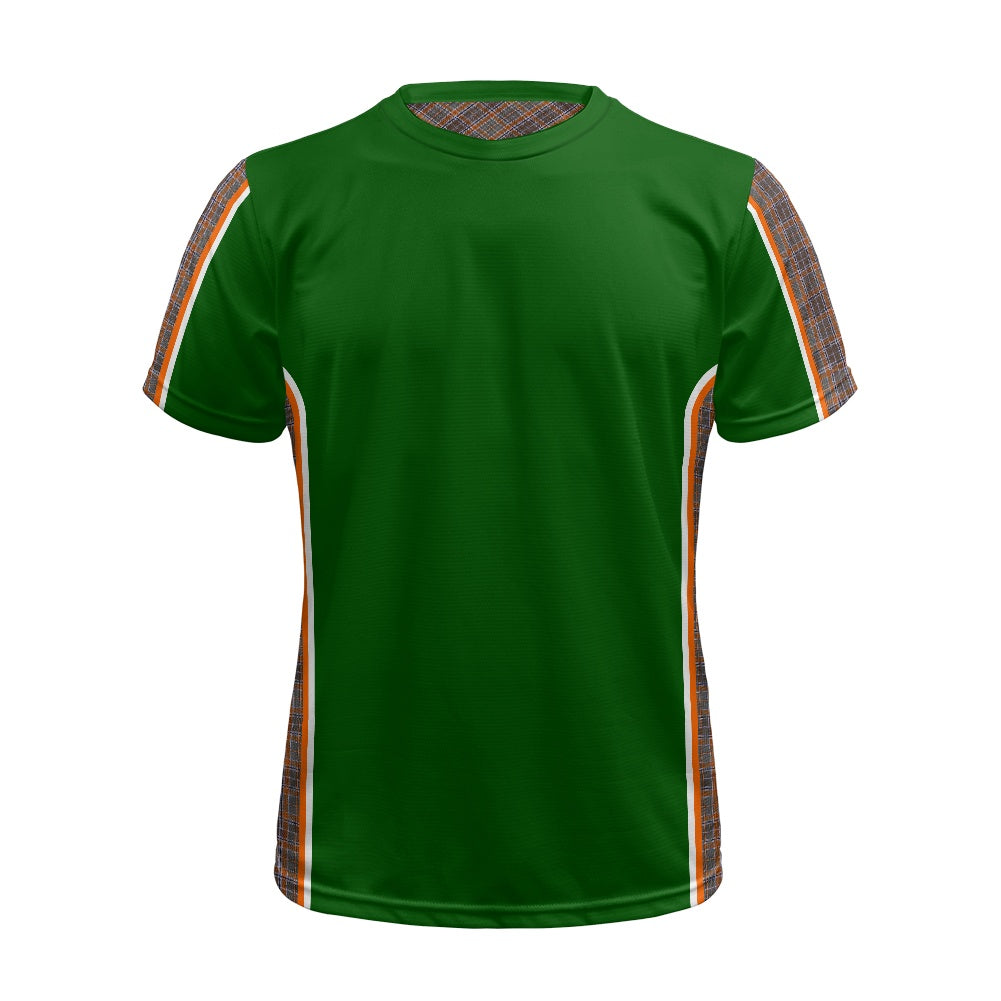 Irish County Leitrim Tartan Strip Football Shirt