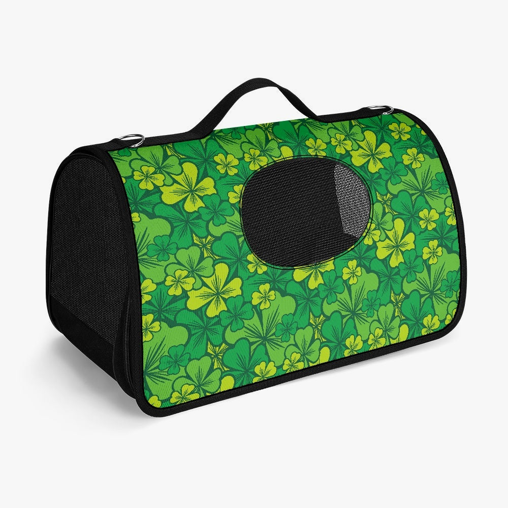 Irish Shamrock Pet Carrier Bag