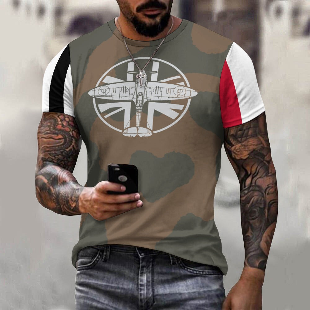 WWII Supermarine Spitfire Men's Cotton T-shirt