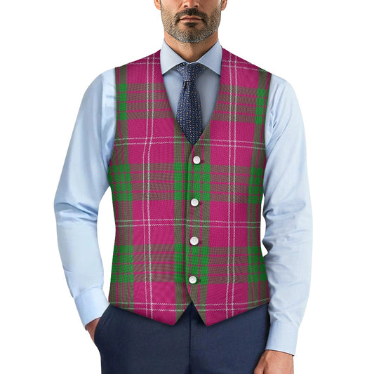 Clan Crawford Tartan Suit vest jacket